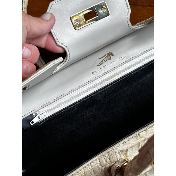 Eileen Kramer Cayman Horned Crocodile purse 35mm - Picture 14 of 16